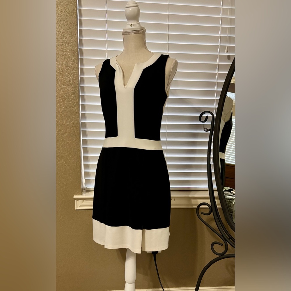 JB by Julie Brown Black and White Mini Dress